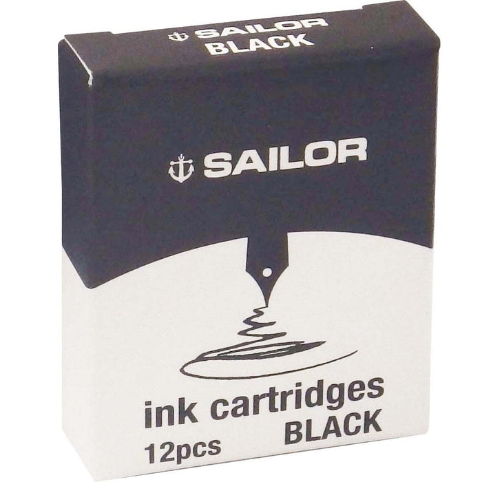 Sailor Fountain Pen Dye Cartridge Ink Black Model 13-0404-120