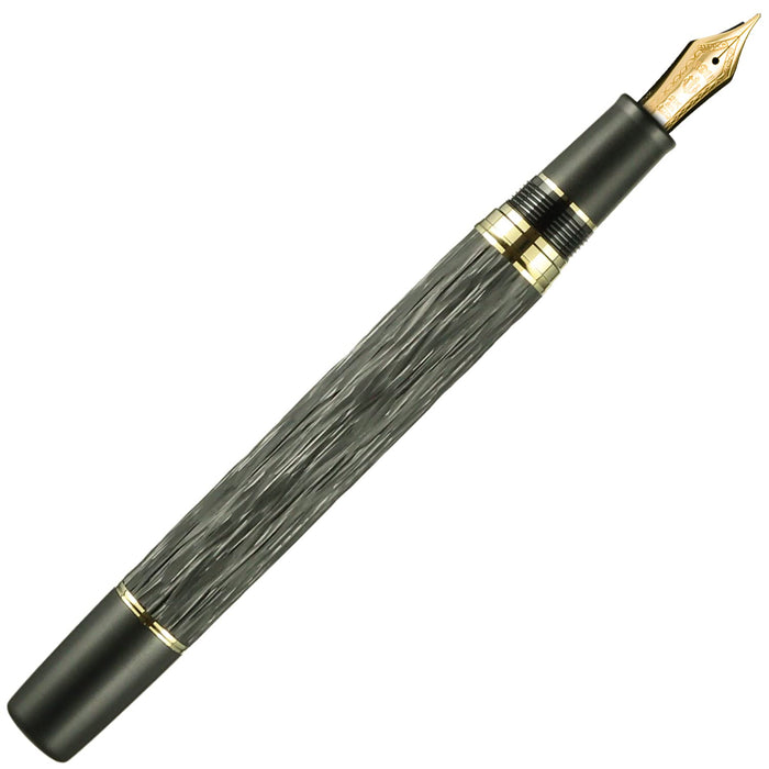 Sailor Fountain Pen Night Wind Fine Point Engraved Ebonite 10-8085-220 Model