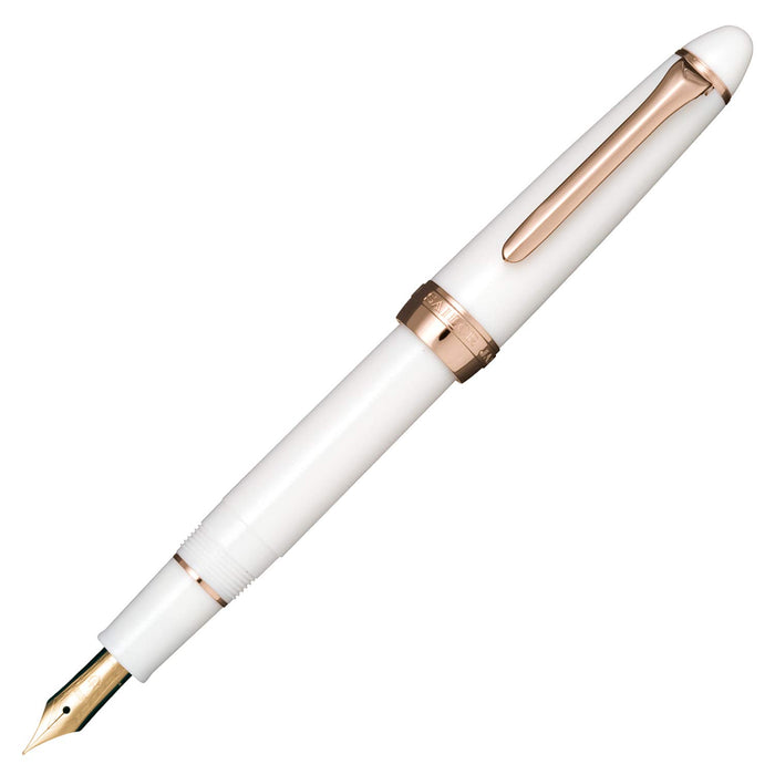 Sailor Facine Fine Point Fountain Pen - Elegant White 11-0725-210