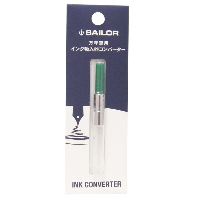 Sailor Fountain Pen with Green Ink Inhaler Converter 14-0506-260 Model