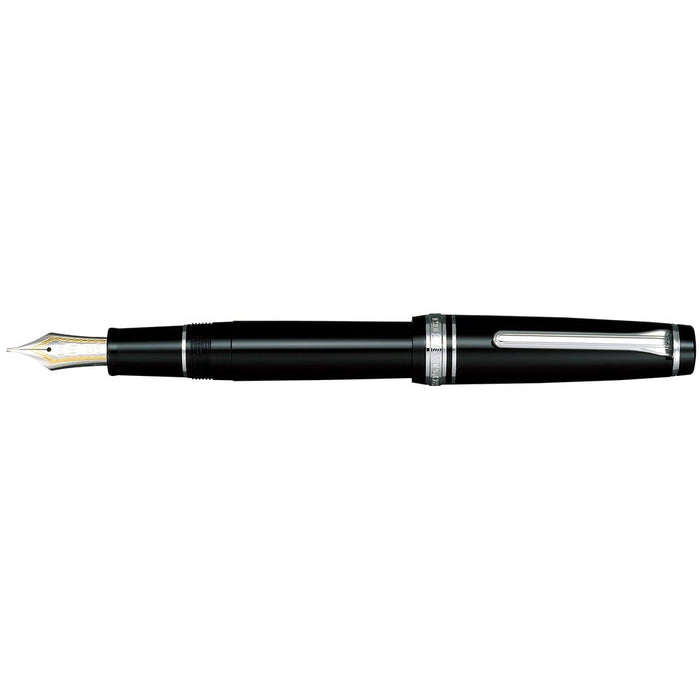 Sailor Professional Gear Silver Fountain Pen Extra Fine 11-2037-120 Black