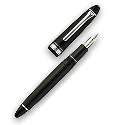 Sailor Fountain Pen Profit Casual Fine Point Black with Silver Trim 11-0571-220