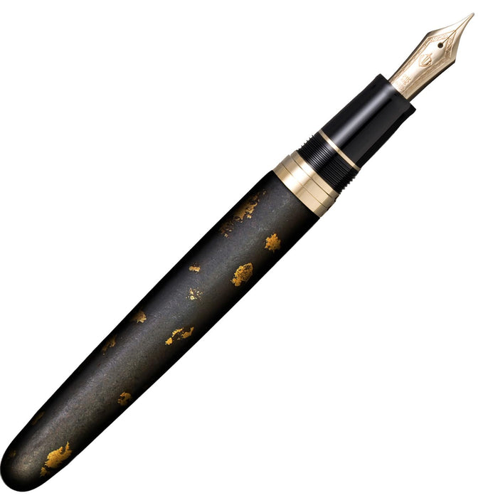 Sailor Fountain Pen - Traditional Lacquer Art Nawate Hakusan Kira-Koh Medium Point 10-1990-479