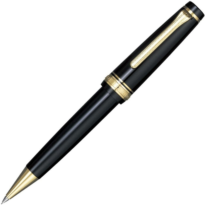 Sailor Professional Gear Black Gold Fountain Pen and Mechanical Pencil 21-1036-720