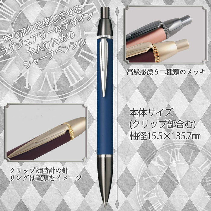 Sailor Fountain Pen Time Tide Plus Black X Blue Mechanical Pencil - 22-0360-040