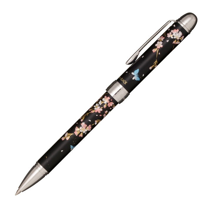 Sailor Fountain Pen Elegant 2-Color Multifunctional Pen Makie Weeping Cherry Blossom Black Design