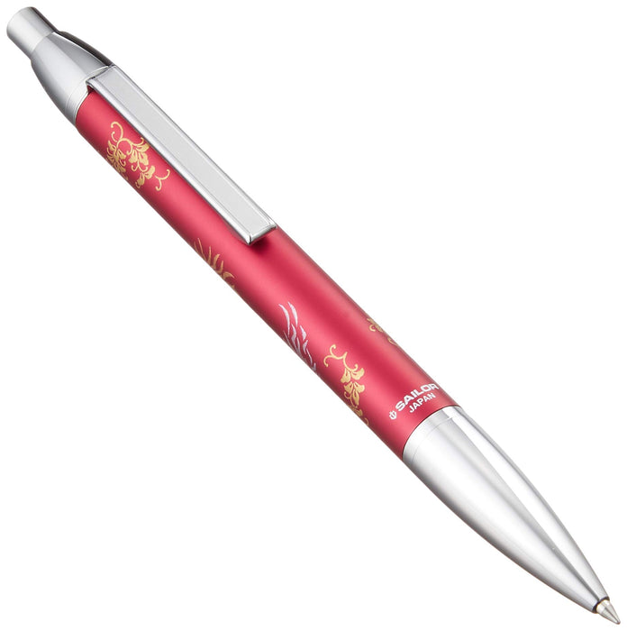 Sailor Fountain Pen - Graceful Makie Four Gods Suzaku Red Oil-Based Ballpoint 16-0375-230