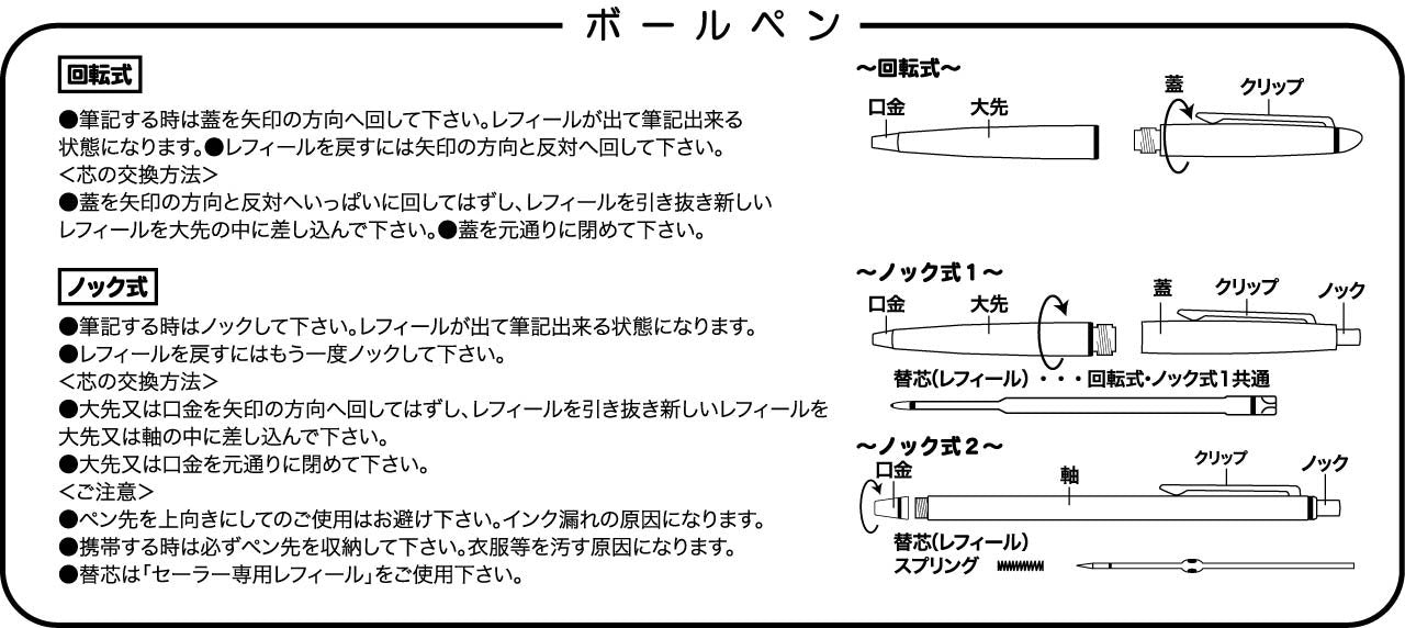 Sailor 鋼筆 Profit 0.7 油性黑色原子筆 16-0503-220