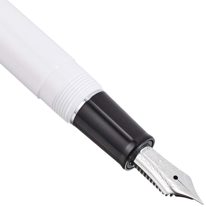 Sailor Professional Gear Slim Silver White Extra Fine Fountain Pen 11-1222-110