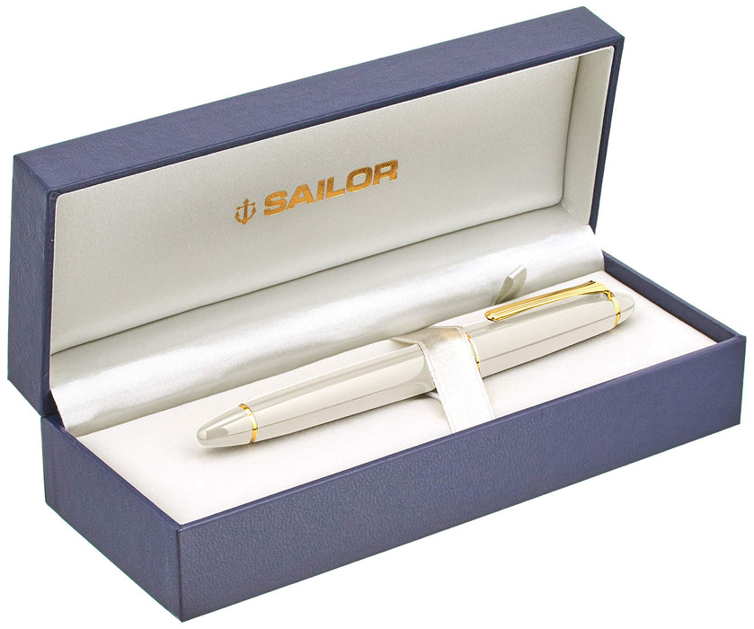 Sailor Fountain Pen Profit Standard Ivory with Zoom Feature 11-1219-717