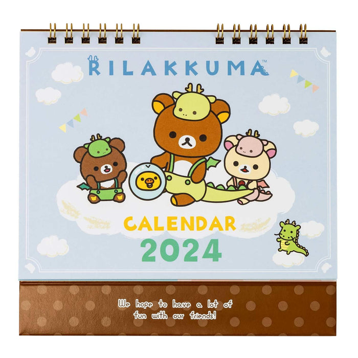 San-X Rilakkuma Calendar Tabletop CD38201 2024