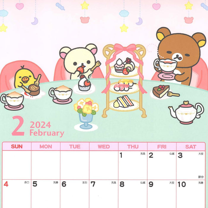 San-X Rilakkuma Calendar Wall Hanging B4 CD37801