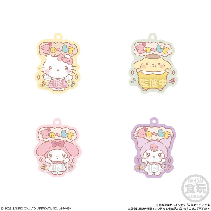 Bandai Sanrio 角色豐滿熔岩軟糖玩具 - 4 包，每包 12 件