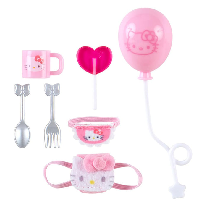 Sanrio 迷你 Pitatto 朋友 Hello Kitty 配件套裝裝扮用品 16x8x2.5 厘米