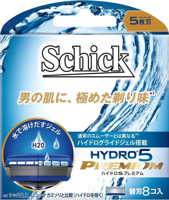 Schick Hydro 5 Premium 8-Piece Spare Blades Pack