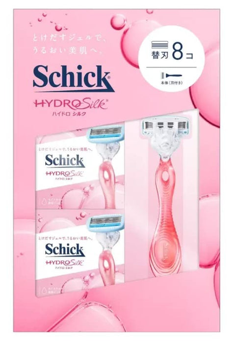 Schick Hydro Silk 刮鬍刀帶主刀片加 8 個備用刀片 Costco 47788