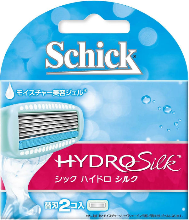 Schick Hydrosilk 4-Piece Spare Blades - Premium Replacement Razor Heads