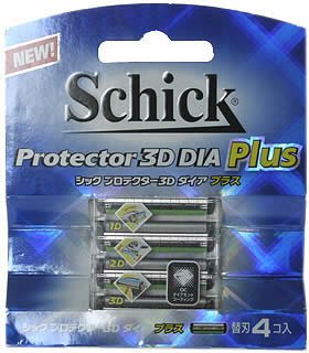 Schick Protector 3D Dia Plus 4 件裝替換刀片