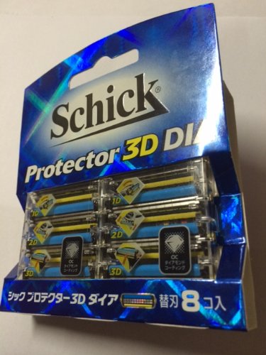 Schick Protector 3D 钻石剃须刀套装 8 件装