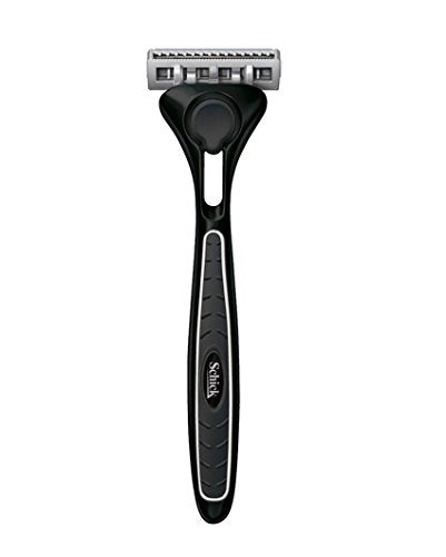 Schick Quattro 4 Titanium Beard Shaving Razor with Black Holder and 2 Blades