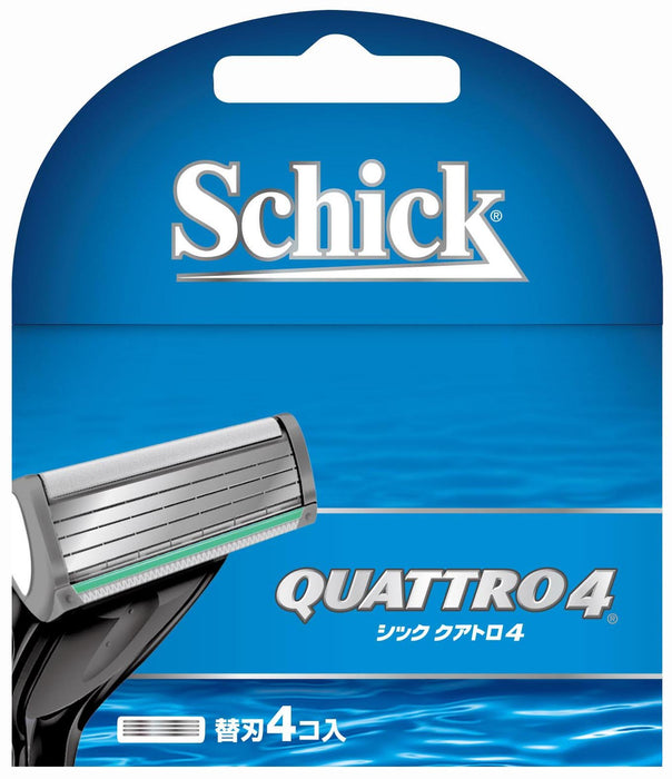 Schick Quattro 4 件替換刀片包（Schick）