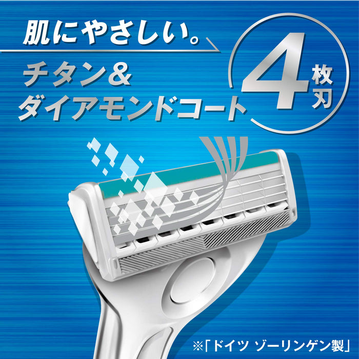 Schick Quattro 钛合金替换刀片 - 4 刀片包 12 件