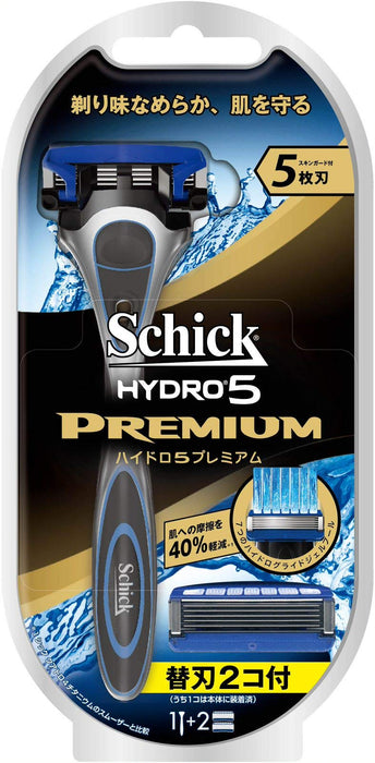 Schick Hydro 5 高級男士刮鬍刀，共有 3 個刀片，包括支架