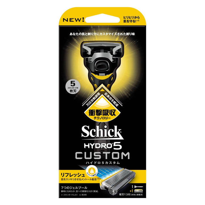 Schick Hydro 5 Custom Refresh Holder with 2 Blades Included