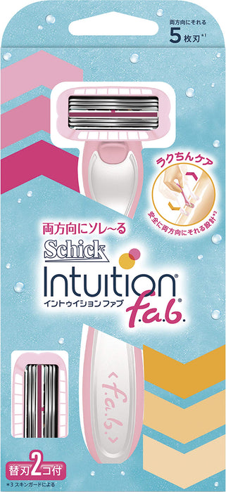 Schick Intuition Fab Holder Women's Razor with 3 Blades