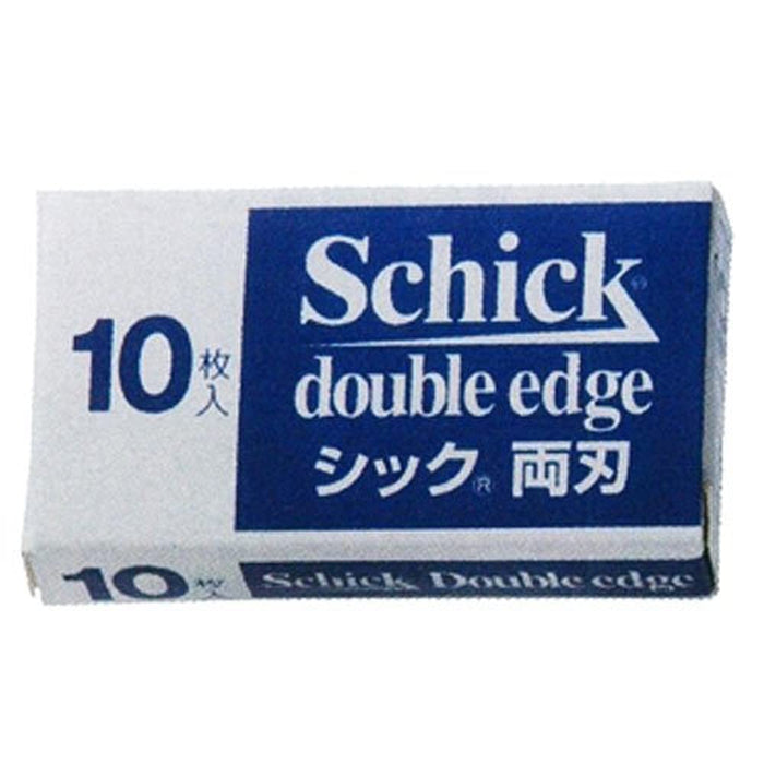 Schick 不鏽鋼雙刃備用刀片 SSD-10 盒裝套裝