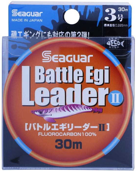 Seaguar Battle Egi Leader II 30M #3 透明 - 高强度鱼线