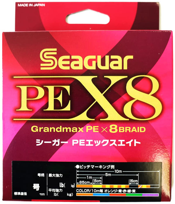 Seaguar PE X8 400M No. 2 35Lb Multi-Color Braided Fishing Line