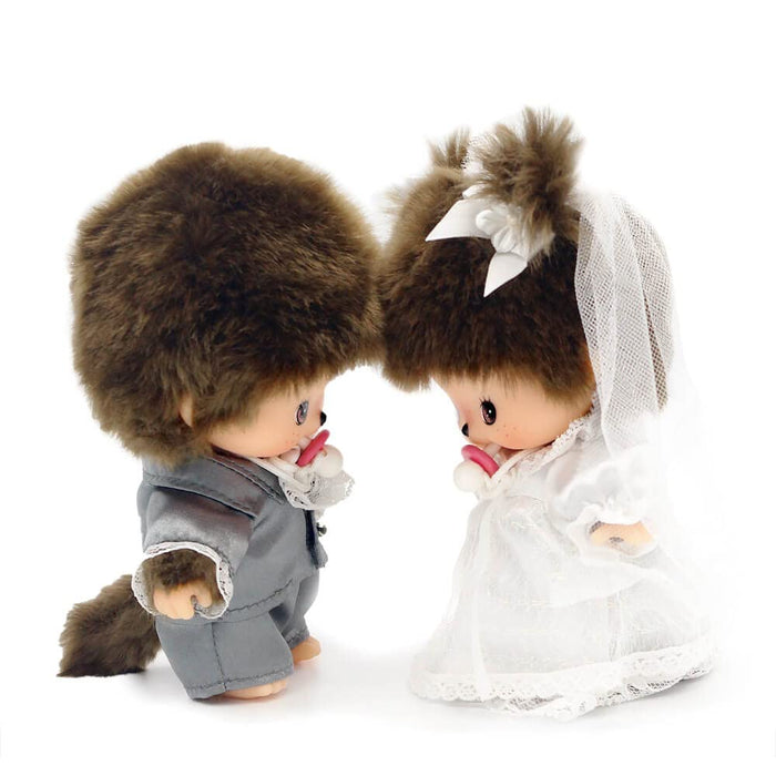 Sekiguchi Monchhichi Babychichi 婚禮套裝毛絨玩具 16 公分 234090