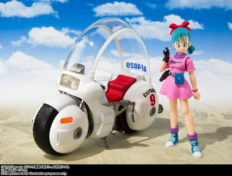 Bandai Spirits SH Figuarts Bulma's Bike Hoi Poi Capsule No 9 Resale - 175mm Movable Figure