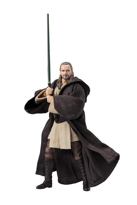 Bandai Spirits SH Figuarts Qui-Gon Jinn 150 毫米 PVC ABS 布制模型