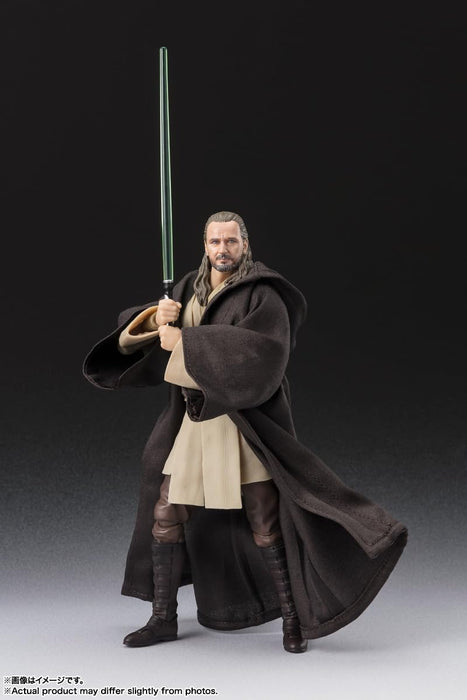 Bandai Spirits SH Figuarts Qui-Gon Jinn 150 毫米 PVC ABS 布製人偶