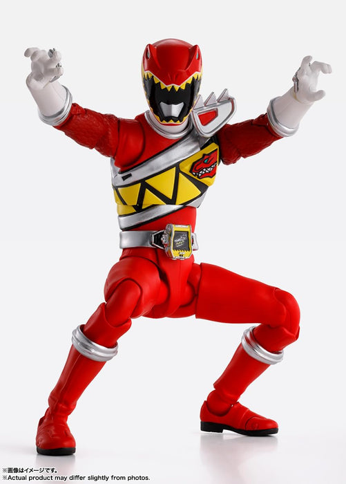 Bandai Spirits Sh Figuarts Kyoryuger Kyoryu 红色 145 毫米 ABS PVC 公仔