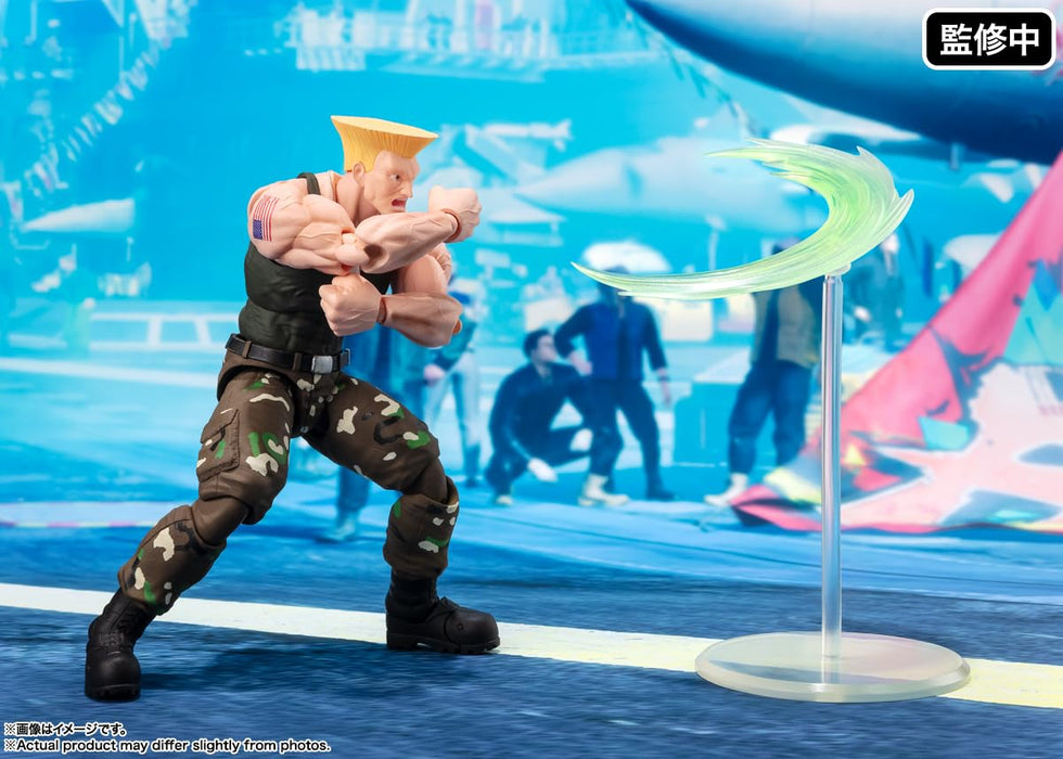 Bandai Spirits SH Figuarts 街頭霸王 Guile 服裝 2 160 毫米 ABS PVC 人偶