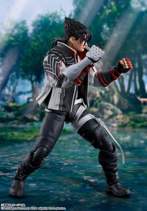 万代魂铁拳 8 Jin Kazama 可动人偶 150 毫米 PVC&amp;ABS Sh Figuarts