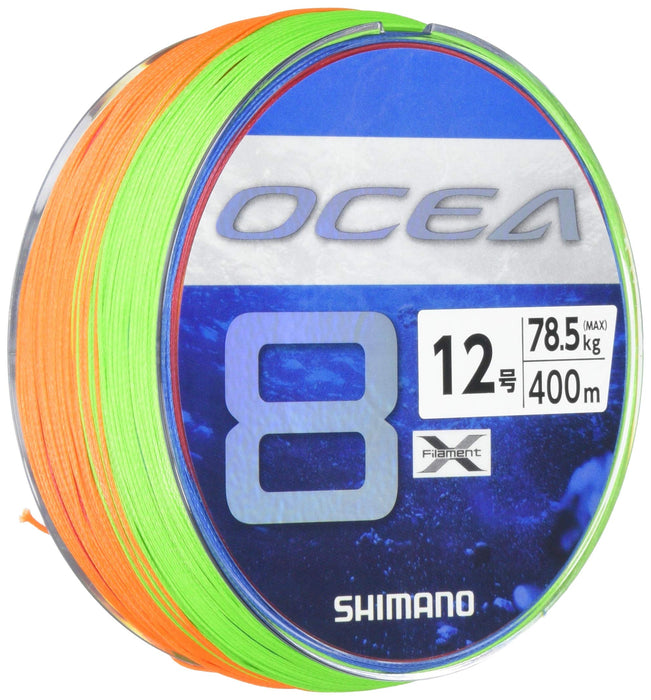 Shimano Ocea 8 400M 12.0 釣魚線 - 5 色線 2 號