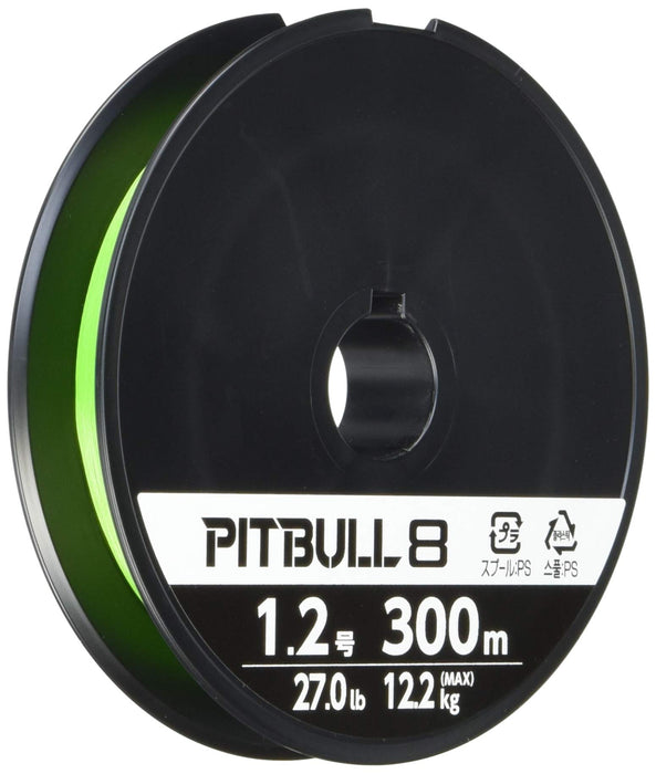 Shimano Pitbull 8 Fishing Line 300M 1.2 Lime Green