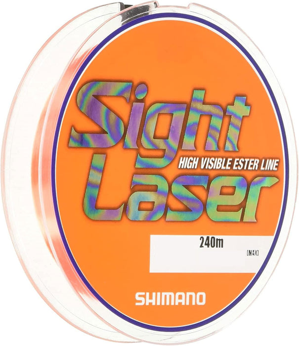 Shimano Line Sight 雷射 Ex Ester 釣魚線 240M 0.2 橘色