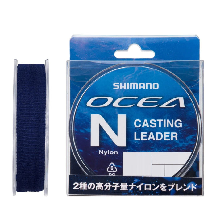 Shimano Ocea Nylon Casting Leader 50M Clear #10 Lightweight Durable