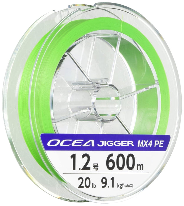 Shimano Ocea Jigger Mx4 600M 1.2 青柠绿钓鱼线