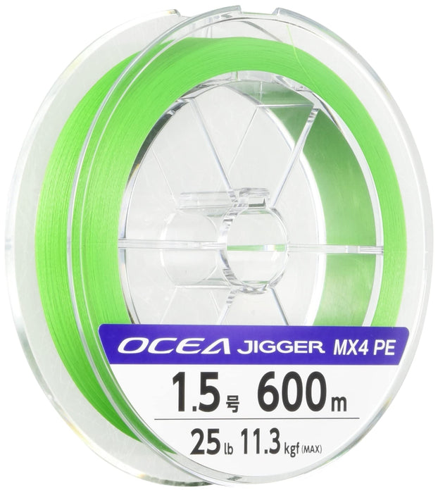 Shimano Ocea Jigger Mx4 600M 1.5 青柠绿钓鱼线