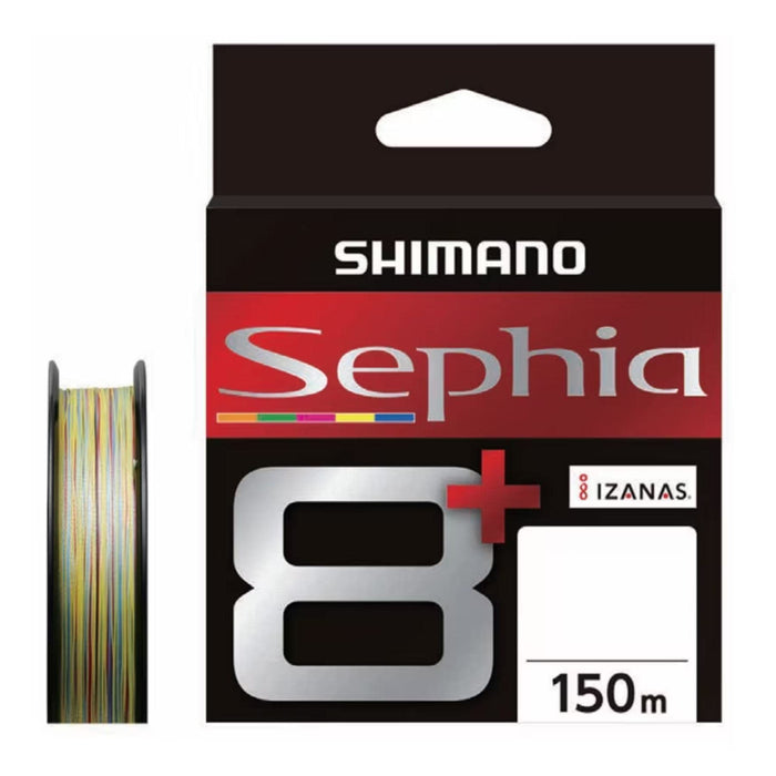 Shimano Pe Line Sephia 8+ 150M 0.5 跳汰机多色钓鱼线