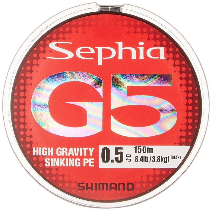 Shimano Pe Line Sephia G5 150M 0.8 多色 Pl-E55N 优质