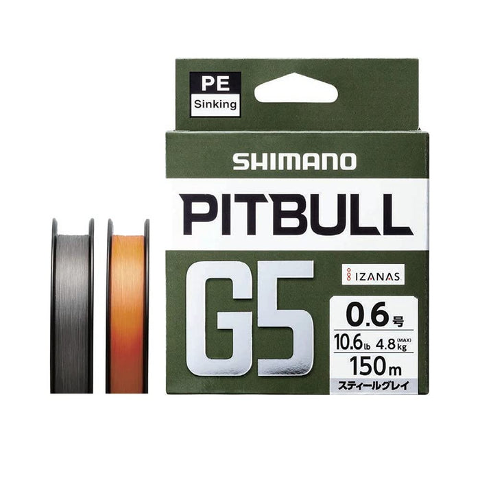 Shimano Pitbull G5 Steel Gray 100M 0.6 LD-M41U Fishing Line