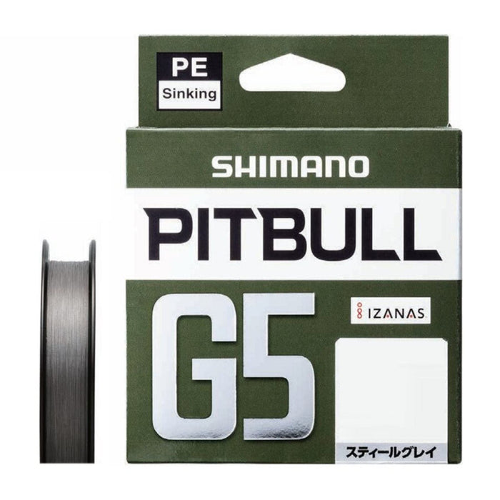 Shimano Pitbull G5 100M 钢灰色 0.8 | 高性能 Shimano 系列