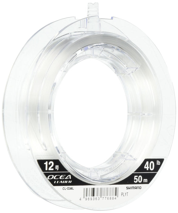 Shimano Ocea Ex Fluorocarbon Fishing Line 50M 40Lb 12 Clear